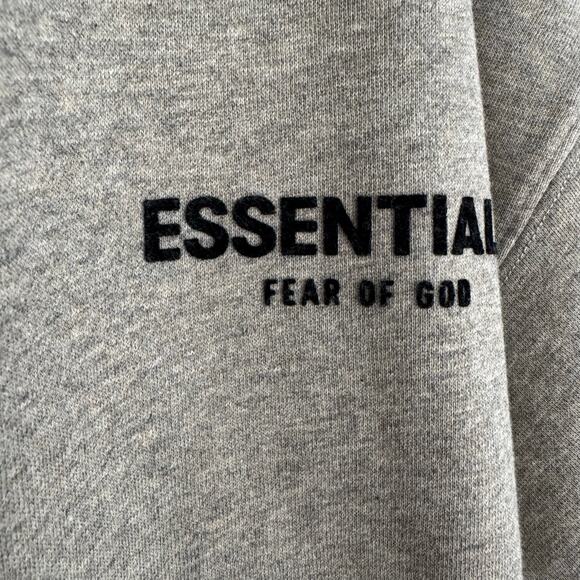 Fear of God ESSENTIALS Dark Oatmeal Hoodie - Picture 4 of 8